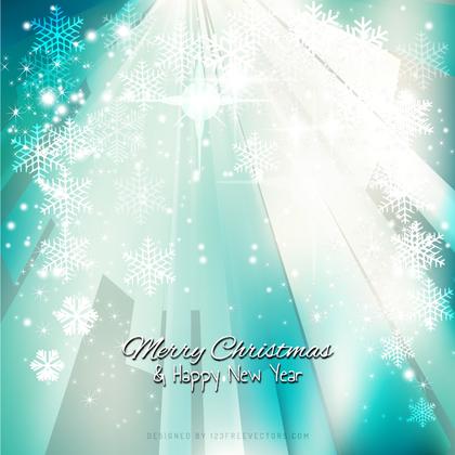 Turquoise Sparkles Christmas Snowflake Background Graphics