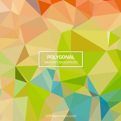Geometric Polygon Multicolor Background