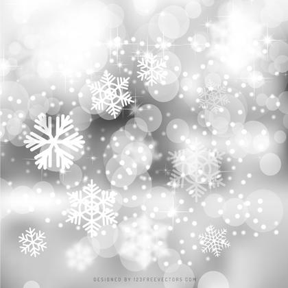 Gray Bokeh Christmas Lights Background Graphics