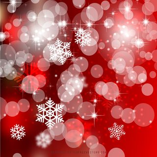 Red Bokeh Christmas Lights Background Graphics