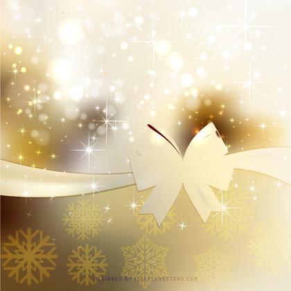 Beige Christmas Bow Background