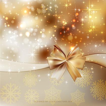 Light Orange Christmas Bow Background Graphics