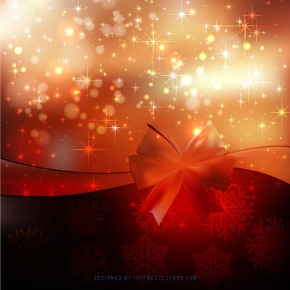 Dark Red Christmas Bow Background
