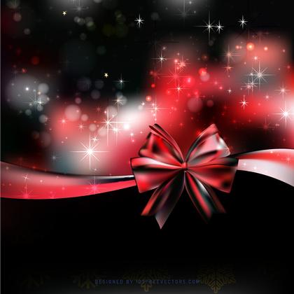 Red Black Christmas Bow Background Graphics