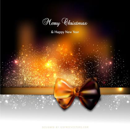 Black Orange Fire Christmas Greeting Card Background