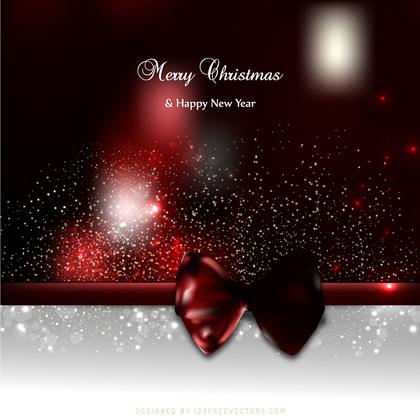 Red Black Christmas Greeting Card Background