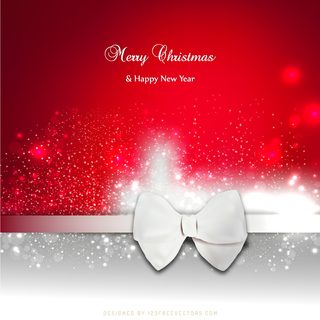 Red White Christmas Greeting Card Background