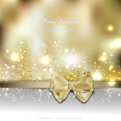 Christmas Greeting Card Bow Background Graphics
