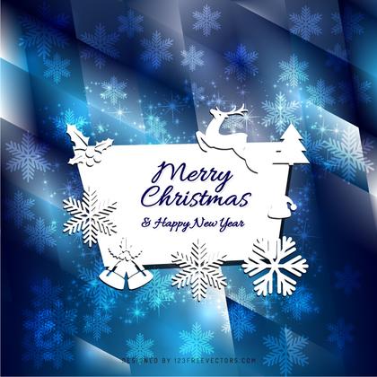 Merry Christmas and Happy New Year Card Template