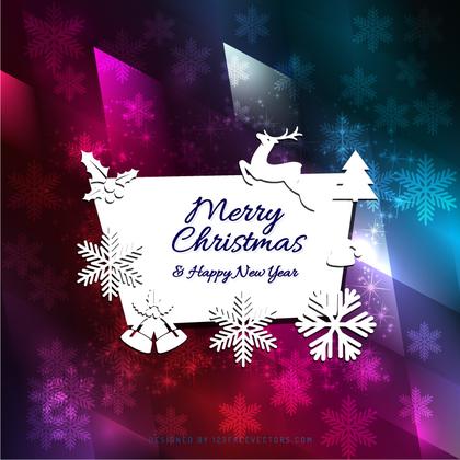 Merry Christmas and Happy New Year Card Image