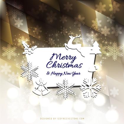 Merry Christmas and Happy New Year Card Graphics