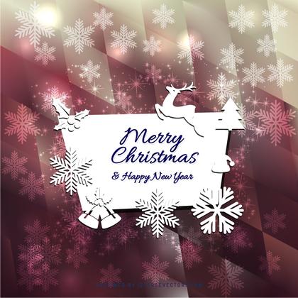 Merry Christmas and Happy New Year Card Template
