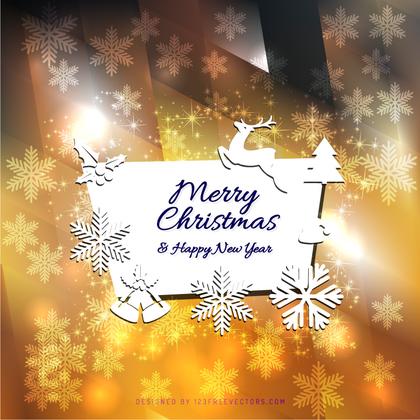 Merry Christmas and Happy New Year Card Graphics