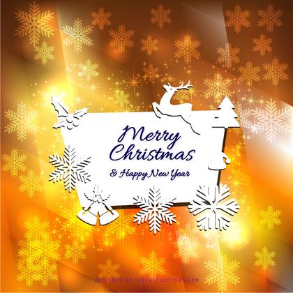 Merry Christmas and Happy New Year Card Background Graphics