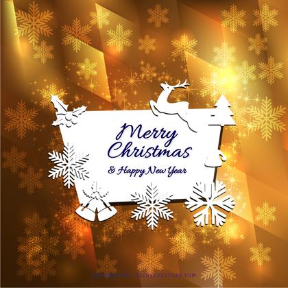 Merry Christmas and Happy New Year Card Graphics