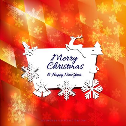 Merry Christmas and Happy New Year Card Template