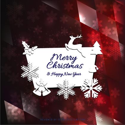 Merry Christmas and Happy New Year Card Image