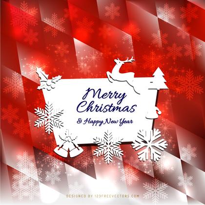 Merry Christmas and Happy New Year Card Image