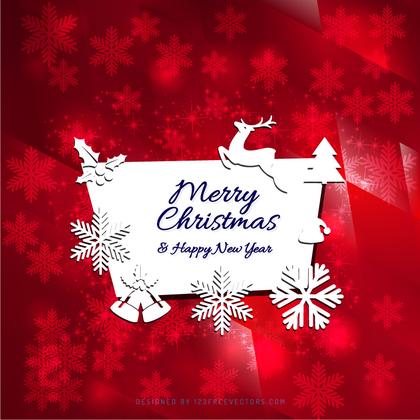 Merry Christmas and Happy New Year Card Graphics