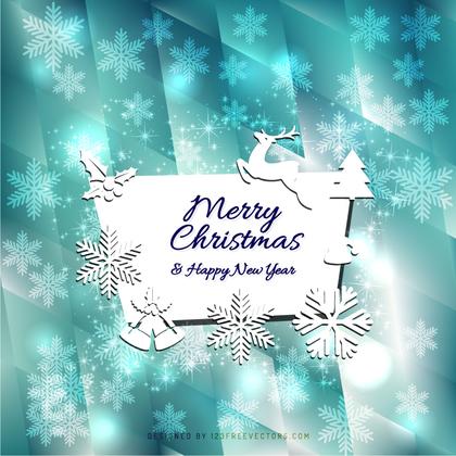 Merry Christmas and Happy New Year Card Image