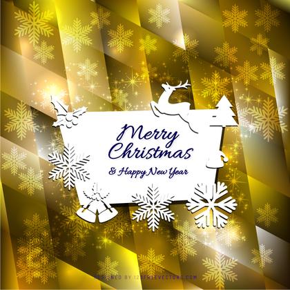 Merry Christmas and Happy New Year Greeting Card