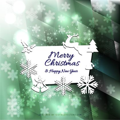Merry Christmas and Happy New Year Greeting Card