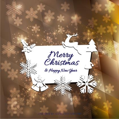 Merry Christmas and Happy New Year Card Graphics