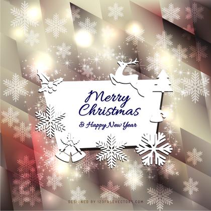 Merry Christmas and Happy New Year Card Template
