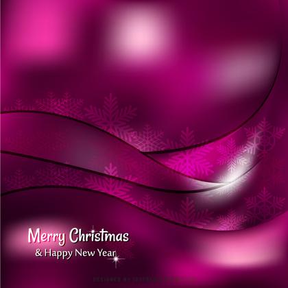 Tyrian Purple Christmas Background with Snowflakes