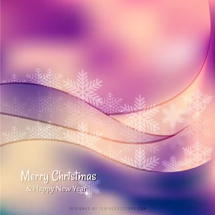 Christmas Background with Snowflake