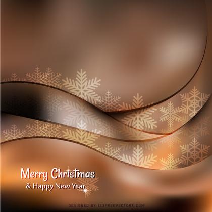 Merry Christmas Background with Snowflakes