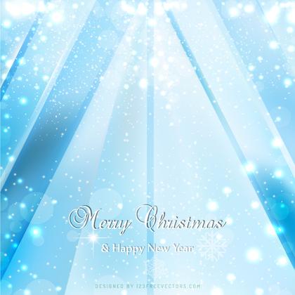 Christmas Sparkles Light Blue Background Image
