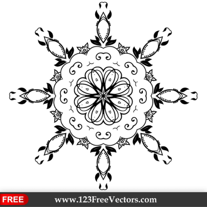 Vector Floral Ornament Design Elements