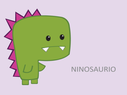 Green Dinosaur Cartoon Character Vector