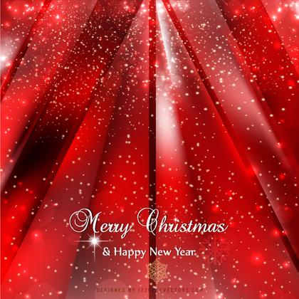 Christmas Sparkles Red Background