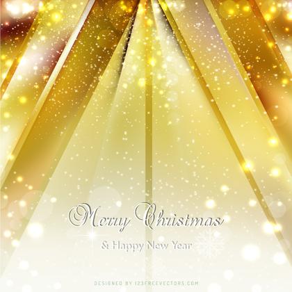 Christmas Sparkles Light Yellow Background