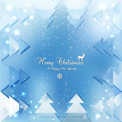Light Blue Elegant Christmas Background