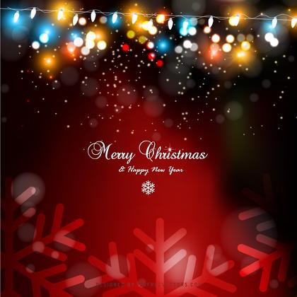 Christmas Lights Background Design