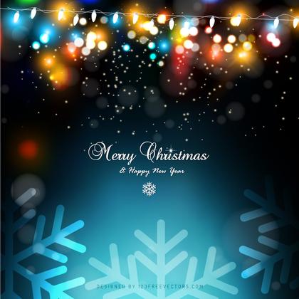 Christmas Lights Background Image