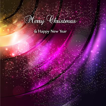 Christmas Sparkles Colorful Background Design