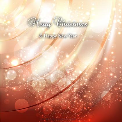Red Beige Green Sparkles Christmas Background