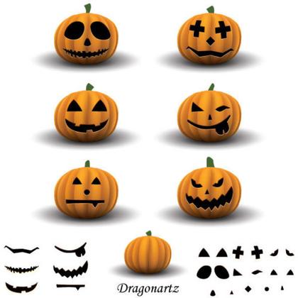 Jack O’ Lantern Halloween Pumpkin Vector Art Free