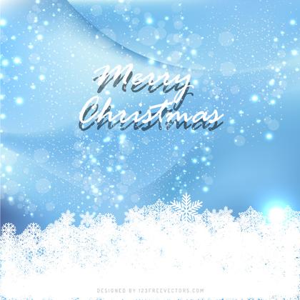 Light Blue Elegant Christmas Background