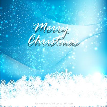 Blue Christmas Background Design