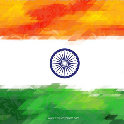 India Republic Day Flag Background Image