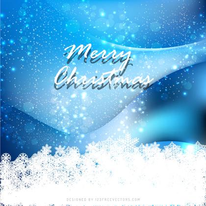 Blue Elegant Christmas Background