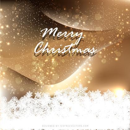 Merry Christmas Brown Background Image