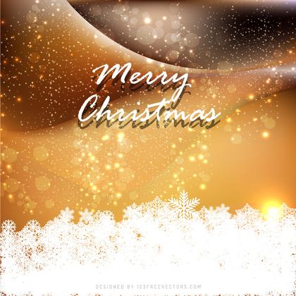 Dark Orange Christmas Background Template