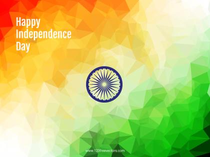 Indian Flag Theme Vector Background