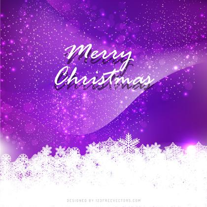 Purple Christmas Background Template
